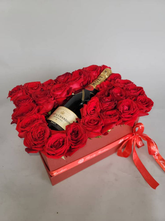 A Vintner's Box (with Champagne)